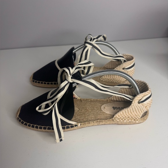 Soludos Women's Classic Espadrille Lace-Up Sandals Size 9 1/2 - Picture 5 of 9